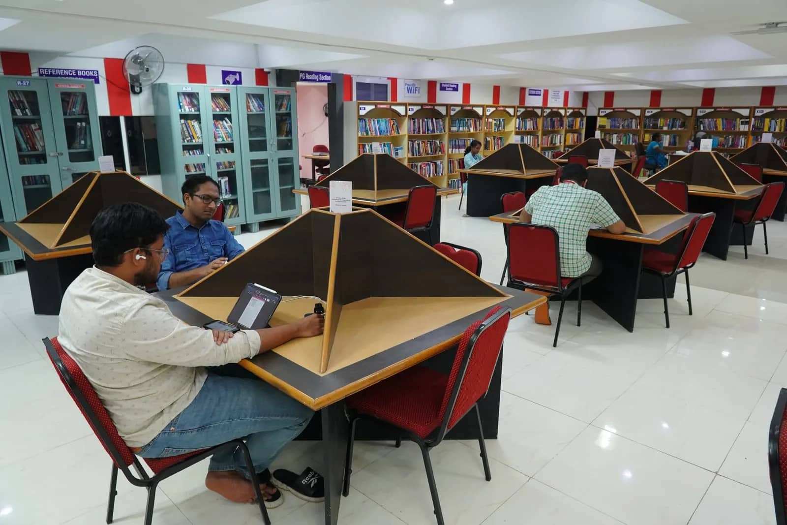 Library at the GSBM campus, OMR, Chennai