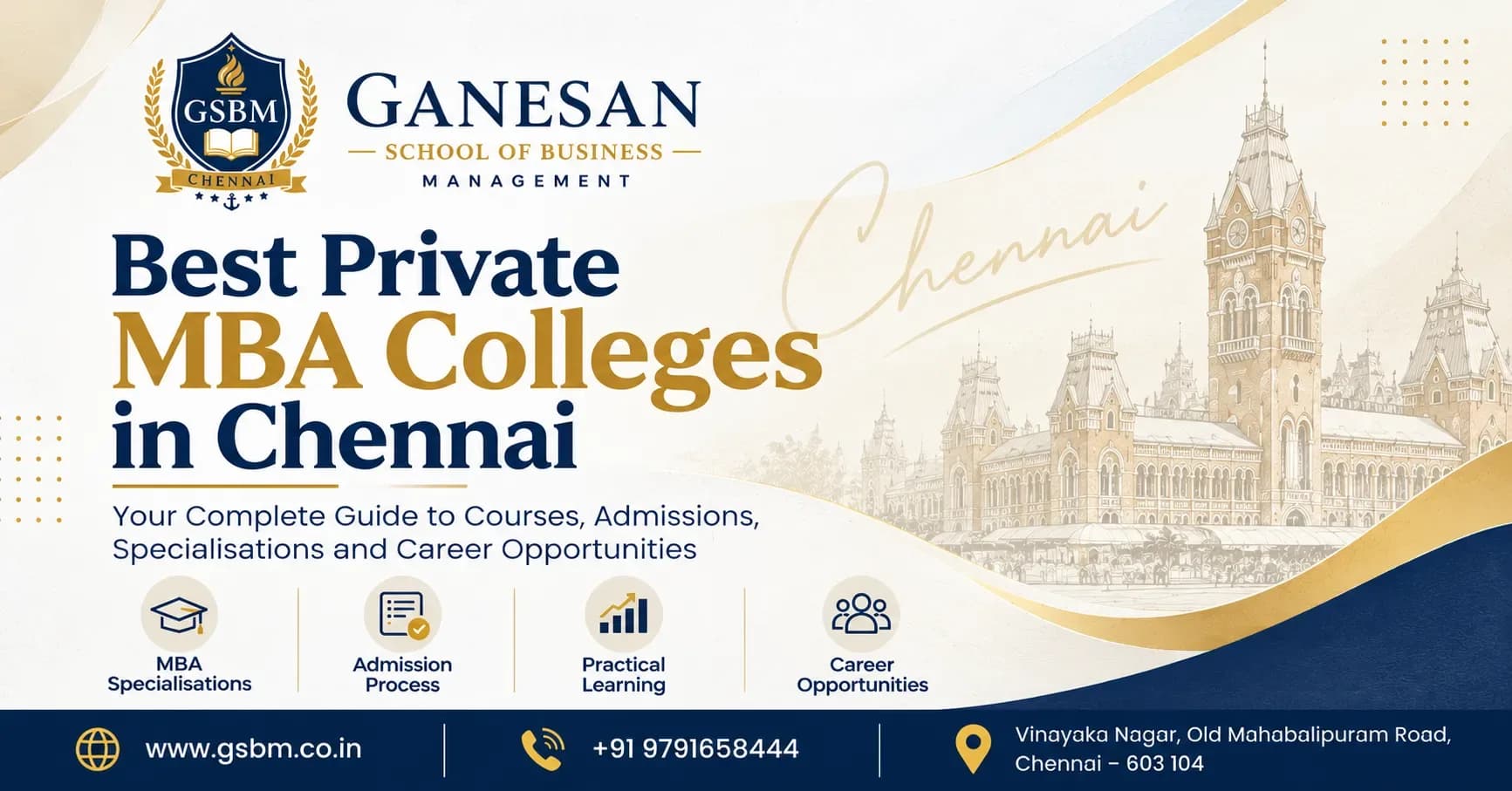 Best Private MBA Colleges in Chennai