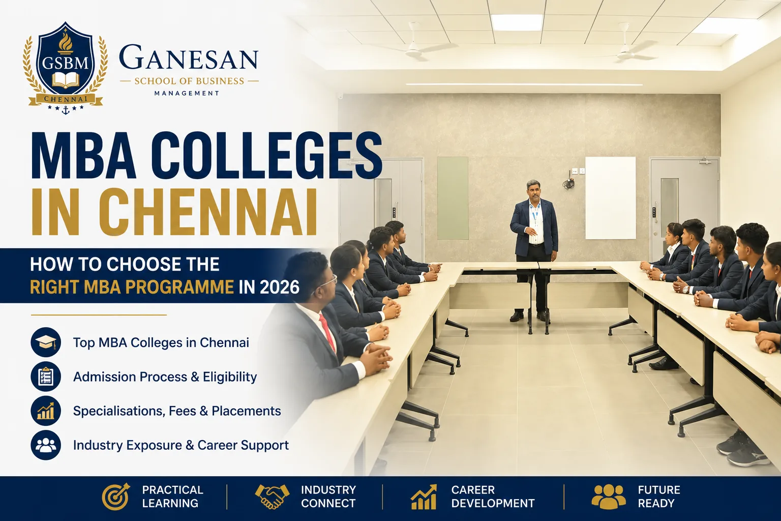 MBA colleges in Chennai and management education at GSBM